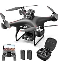 ikaufen E99 Drone Single camera,No Screen Control Camera for Adults RC Drone With 480P Dual Camera WiFi FPV Foldable Quadcopter Aircraft +1 Battery (E99 No Screen Control Black)