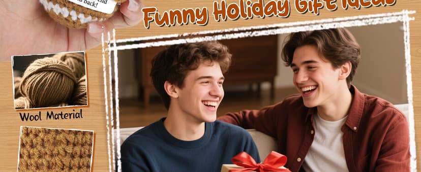 Mini Funny Brother Gifts from Sister Brothers, Positive Birthday Gift for Brother Adult, I Love You Small Cool Cute Football, Handmade Emotional Crochet Gift