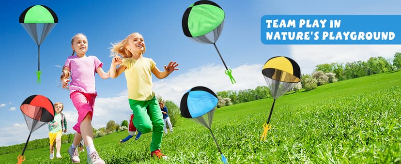 Parachute Toy for Kids, Outdoor Toys Flying Parachute Men, Inside & Outside Toys for or 3 4 5 6 7 8 9 10 11 12 Year Old, Christmas Stocking Stuffers for Kids Idea 2025 Unique Boys Party Favors