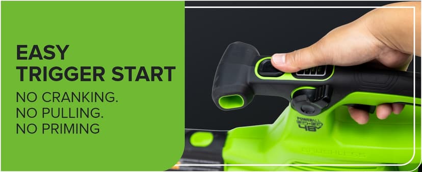 Greenworks 48V (24V x 2) Cordless Brushless Leaf Blower/Vacuum (520 CFM / 240 MPH) with Bag, Powerful & Efficient for Yard Debris Cleanup, Includes (2) 4.0Ah Battery & Dual Port Charger