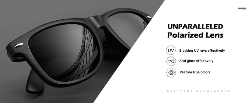 KALIYADI Polarized Sunglasses for Men and Women Matte Finish Sun glasses Color Mirror Lens UV Blocking (3 Pack)