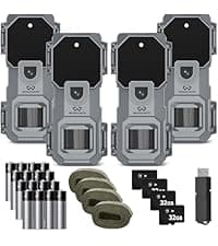 WOSPORTS Mini Trail Camera 24MP 1080P HD Game Camera with Night Vision Motion Activated Waterproof,Trail Cam with Fast Trigger Time for Outdoor Wildlife Monitoring