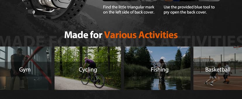 ULTIMAL Rugged Case with Band for Apple Watch 49mm,Compatible with Apple Watch Ultra 3/2/1, Military Grade Shockproof Bumper Cover for iWatch Tactical Band Men (Black, 49mm)