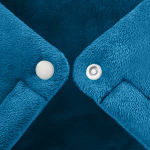 Heating Pad for Neck and Shoulder, Birthday Gifts for Men Dad Husband, Electric Weighted Heat Pad for Back Pain Relief, Anniversary Christmas Gifts for Women Mom, Blue