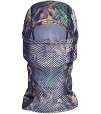 CAMOTER Camo Balaclava Mesh Face Mask - Lightweight Turkey Hunting Face Cover for Men & Women - Hunting, Fishing, Skiing