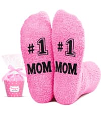 HAPPYPOP Gift Idea for Him - Gifts for New Dad Son Brother, Funny Men Socks Fathers Day