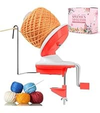 SPEENSUN Yarn Winder, Yarn Winder for Crocheting, 3.5 OZ Easy-to-Install and Efficiently Yarn Ball Winder with Lower Noise, Yarn Spinner for Crochet and Knitting Lover for Yarns Below Size 5