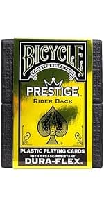 Bicycle Jumbo Index Playing Cards , 2 Pack Large Print Poker Size Deck of Cards for Easy Reading, Family Card Games, and Casino Play