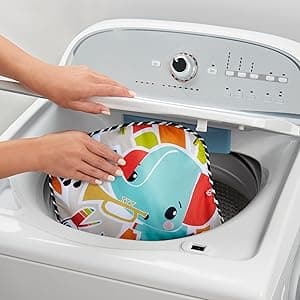 Fisher-Price Baby Playmat Glow and Grow Kick & Play Piano Gym, Blue Musical Learning Toy with Developmental Activities for Newborns 0+ Months