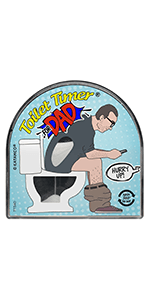 Katamco The Original Toilet Timer (Classic), As Seen on Shark Tank. Funny Gift for Men, Husband, Dad, Son, Birthday, Christmas, Father's Day.
