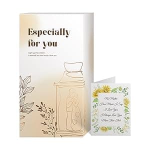 Wedding Anniversary Lantern Gift for Couple Wife Women Her Husband, Best Anniversary Wedding Gift for Couple Wife Parents 1st, 5th, 25th, 50th