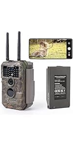 GardePro A3S Trail Camera (Non-Cellular, Non-WiFi), 64MP Photo & 1296P HD Video, 0.1s Trigger, 100ft No-Glow Night Vision, Motion Activated Wildlife Camera