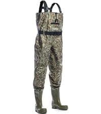 Foxelli Chest Waders, Waterproof 4mm Neoprene Hunting & Fishing Waders for Men & Women with Boots