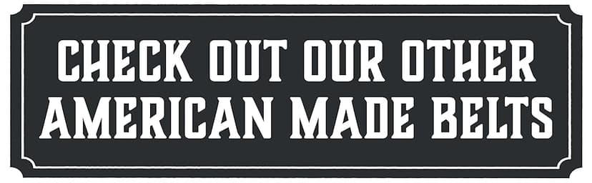 Main Street Forge All American Leather Belt | Made in USA | Men's Heavy Duty Work Belt | EDC Belt