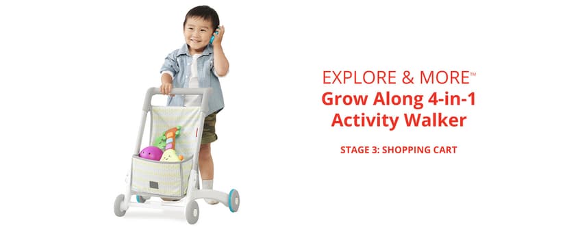 Skip Hop Baby Activity Center: Interactive Play Center with 3-Stage Grow-with-Me Functionality, 4mo+, Explore & More