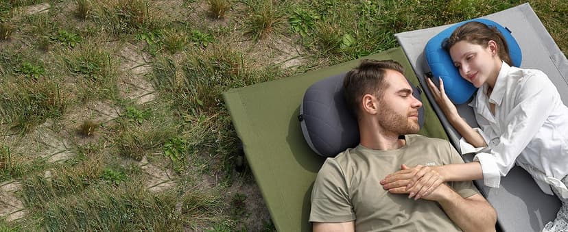 MARCHWAY Lightweight Folding High Back Camping Chair with Head Support, Stable Portable Compact for Outdoor Camp, Travel, Beach, Picnic, Festival, Hiking, Backpacking (Highback Khaki)