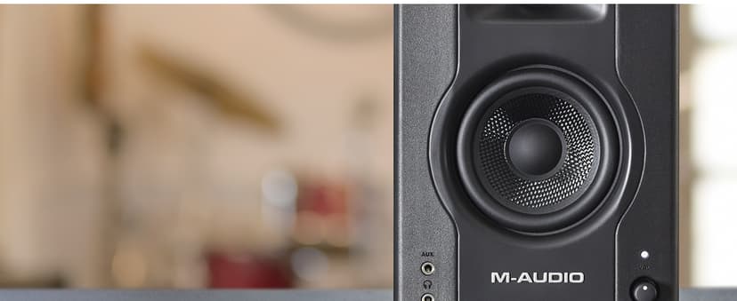 M-AUDIO BX3 Pair 3.5" Wired Studio Monitors and PC Speakers for Recording and Multimedia with Music Production Software