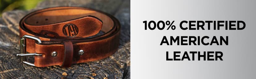 1791 GUNLEATHER Gun Belt for Men - Heavy Duty 14 oz Leather Gun Holster Belt for EDC