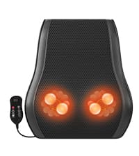 Back and Neck Massager,Shiatsu Back Massager with Heat,Cordless Portable Kneading Shoulder Massage Shawl Electric Massage Pillow for Pain Relief Deep Tissue Gifts for Dad Mom Friends