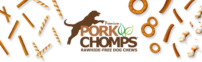 Pork Chomps Dog Chews, 5-inch Munchy Sticks, Assorted Flavors, 50 Count (Pack of 1)