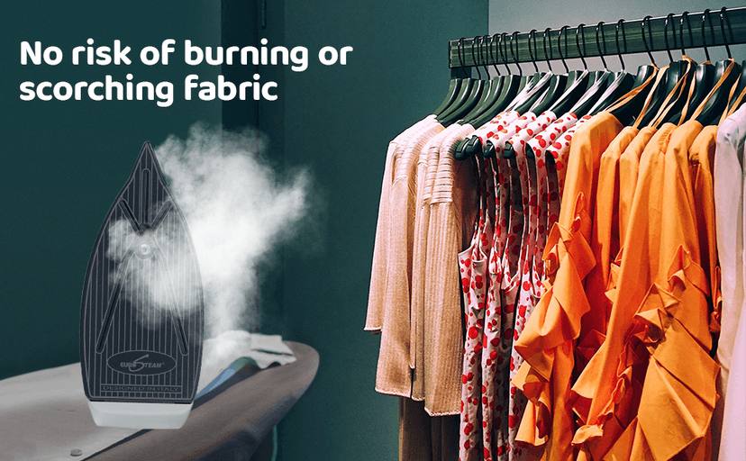 Eurosteam Next Generation Iron - Powerful Steam with Built-in Boiler - No Temperature Setting for All Fabrics - Experience Professional-Quality Ironing to cut your time in half.