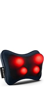Mo Cuishle Shiatsu Back Shoulder and Neck Massager with Heat, Electric Deep Tissue 4D Kneading Massage, Best Gifts for Women Men Mom Dad, Fathers Day, Mothers Day, Christmas Gifts