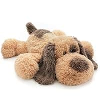 WEIGEDU Floppy Stuffed Dog Puppy Plush Toy, Huggable Beagle Labrador Retriever Stuffed Animal Dogs for Kids Girls Boys Baby Birthday Gift, 20 inch, Brown