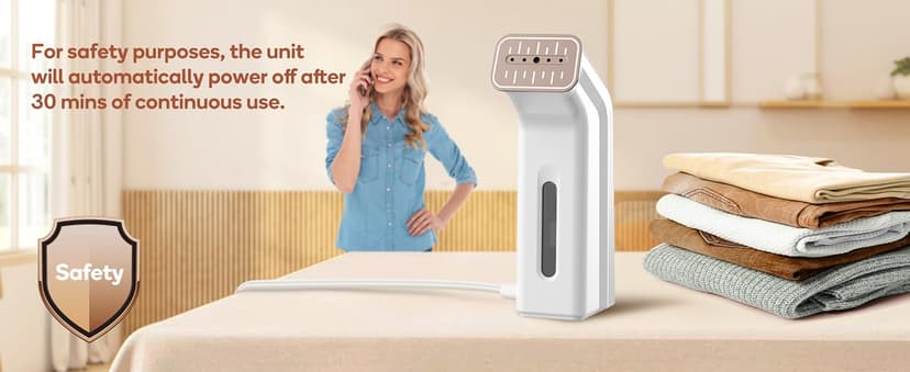 Travel Steamer For Clothes,100V-240V Dual Voltage Steamer & Iron 2 In 1,Integrated 170ml Tank 25s Fast Heat-Up,1.2lbs Portable Fabric Iron,Handheld Steaming Wrinkles Remover For Garments(In 4 colors)