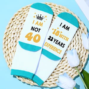 40th Birthday Gifts Women 40 Year Old Birthday Gifts dor Women Happy 40th Bday Gift for Her 40 and Fabulous Gift Ideas for Woman 40s Forty and Fabulous Decorations Set with Tumbler Tote Bag Socks B0G1LHRFHN