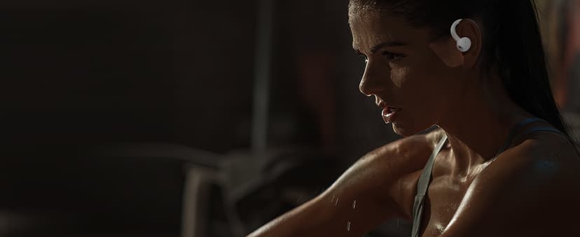 Wireless Earbuds, Bluetooth 5.4 Headphones Sport, Over Ear Buds With ENC Noise Cancelling Mic, 48H, Wireless Earphone With Earhooks, Stereo Deep Bass, IP7 Waterproof ear bud for Workout Running, White