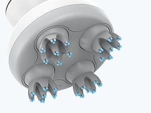 COMFIER Electric Cordless Hair Scalp Massager with Kneading 84 Massage Nodes, Handheld Portable Head Scratcher Massager for Hair Growth, Deep Clean and Stress Relax, Gifts for Men Dad