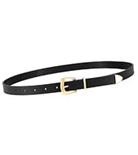 VONMELLI 2 Pack Women's Leather Belts for Jeans Dresses Fashion Gold Buckle Ladies Belt