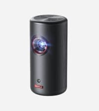 NEBULA Capsule 3 Laser Projector, Upgraded with Google TV and Official Netflix, Mini Smart TV Projector with Wi-Fi, Outdoor Portable Projector, Dolby Digital, 120-Inch Screen, 2.5H Built-In Battery