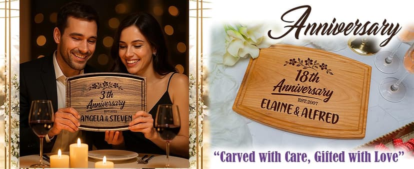 Personalized Christmas Gifts for Women, Customized Gifts for Mom – Custom Cutting Board for Mom or Grandma, Birthday, Christmas Gift Idea from Son, Daughter, Grandkids