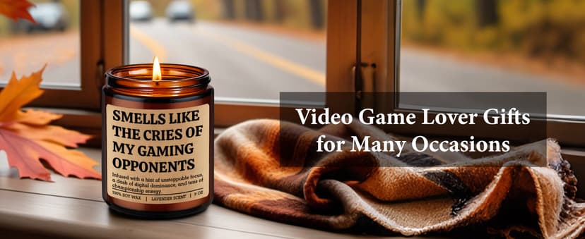 Gamer Gifts for Video Game Lover, Cool Christmas, Birthday Gifts for Gamer Boyfriend, Son, Husband, Dad, Girl, Gaming Stuff LEADO Video Game Candle - Gifts for Gamers Men, Gaming Gifts for Women, Boy B0FY1HKB8B