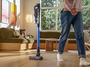 Bissell PowerClean FurFinder 200W Self-Standing Cordless Vacuum w/Tangle Free Brush Roll, Strong Suction, Removeable Battery, Wall Mount, Upholstery Tool & Bright Headlights
