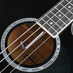 GLARRY Full Size Acoustic Electric Bass Guitar Beginner Kit w/ 15W Amp, Cutaway 4 Strings Electric Acoustic Bass Guitar w/Inbuilt Tuner, Bag, Strap, Picks, Strings, Bass Guitarra,Matte Black