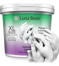 Luna Bean Hand Casting Kit – The Original Hand Mold Kit for Couples – Birthday Gifts, Bridal Shower, Wedding, Engagement Gifts for Her Him Anniversary for Men Women Wife Husband Boyfriend Girlfriend