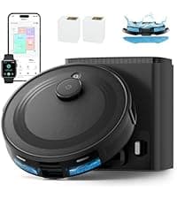 Lefant LiDAR Robot Vacuum and Mop, 450ml Visible Dustbin, Upgraded 190° PSD Obstacle Avoidance, Customized Cleaning, Multi-Floor Mapping, 150 Mins Runtime, 2.4G/5G WiFi, Pet Hair & Carpets, M330 Pro