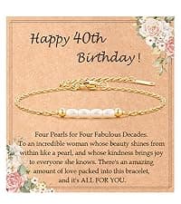 Tarsus Birthday Gifts for Women, Through The Waves of Life, Birthday Bracelet for Women Friend Sister Daughter Mom Grandma...