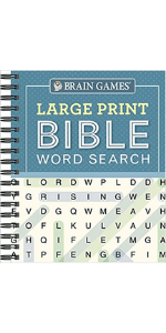 Brain Games - Large Print Bible Word Search: The Words of Jesus (Brain Games - Bible)