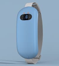 FSA HSA Eligible Portable Heating Pad for Cramps, Upgrade Cordless Electric Period Fast Heating Pad for Back Pain Relief Menstrual Belt 6 Heat 6 Massage Modes Gifts for Women Girls Her Girlfriend Pink