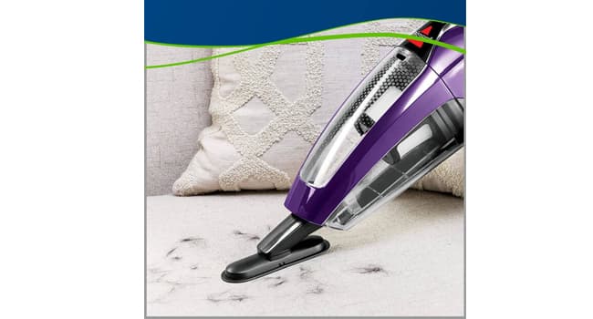 BISSELL Pet Hair Eraser Cordless Hand Vacuum, Lithium Ion, Home, Auto, and Pet Vacuum, Easy-Empty Dirt Bin, Upholstery Tool, Brush Tool, and Crevice Tool Included, 2390A