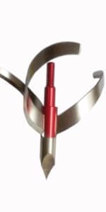 Turkey Hunting Broadhead for Archery - 125 Grain 3 Pack Archery Arrow Tips for Crossbow, Recurve, Compound Bow.
