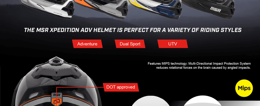 MSR Xpedition ADV Helmet w/MIPS