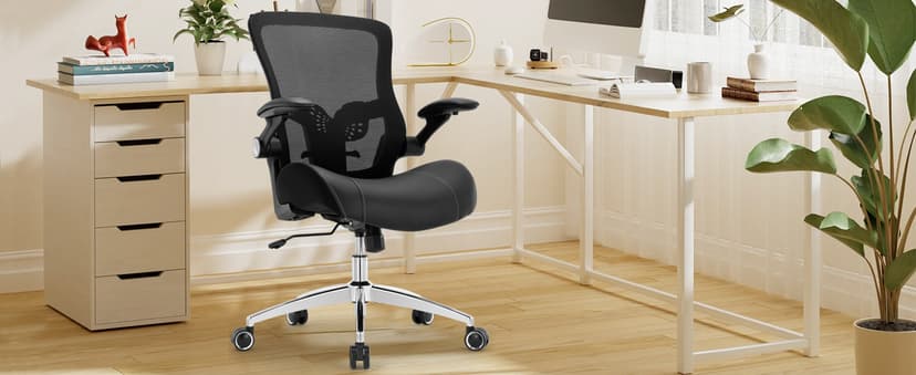 Office Chair Ergonomic Desk Chair-400lbs Big and Tall Heavy Duty, Wide & Soft 3D Modeling Foam Cushion Home Office Desk Chair with Adjustable Seat Height, Executive Computer Task Chair