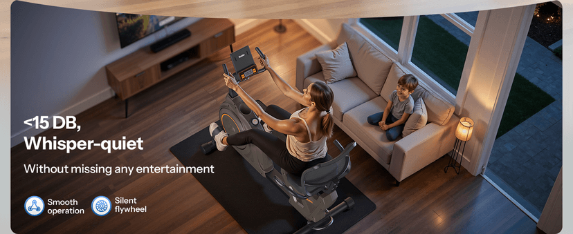 Niceday Recumbent Exercise Bike, Recumbent Bike for Home, Recumbent Stationary Bike 400LBS Weight Capacity, Magnetic Recumbent Bike with Smart APP, LCD Monitor, Heart Rate Handle