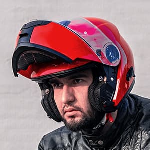 ILM 159BT Bluetooth Modular Motorcycle Helmet 2-3 Riders Intercom Full Face Flip up Casco DOT with Face Mask (MatteBlack, L)