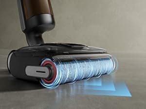 DREAME H12 Pro FlexReach Wet Dry Vacuum Cleaner, 0 Tangle Cordless Vacuum Mop All-in-One for Hard Floors, 180° Lie-Flat Floor Cleaner Machine with 194°F Hot Self-Cleaning, 50Mins Runtime