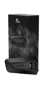 Cardo PACKTALK Edge Motorcycle Bluetooth Communication System Headset Intercom - Single Pack
